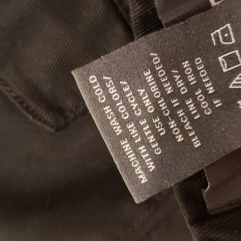 TORRID Black Stretch Chambray Cropped Cargo Pant sz 18 Women's Plus Joggers - Picture 9 of 13